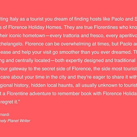 Florence Holiday Homes Ponte Vecchio المظهر الخارجي الصورة
